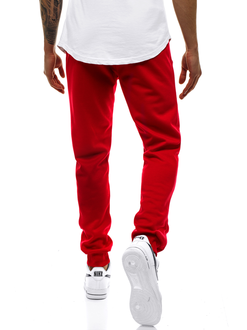 Pantalón de chándal de hombre rojo OZONEE JS/JZ11001