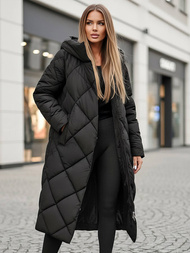 Chaqueta de mujer negra OZONEE JS/5M3173/392Z