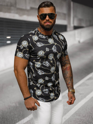 Camiseta de hombre negras OZONEE O/PT012