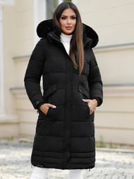 Chaqueta de mujer negra OZONEE O/W377Z