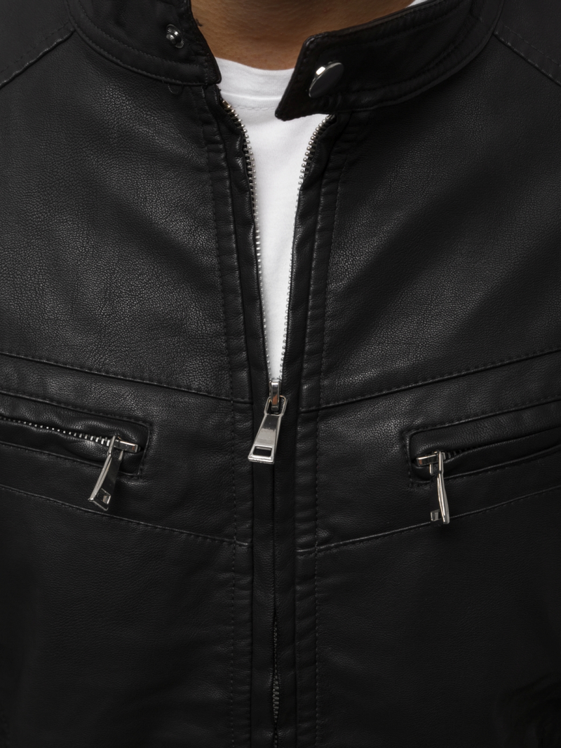 Chaqueta de hombre negra OZONEE JB/JP1125