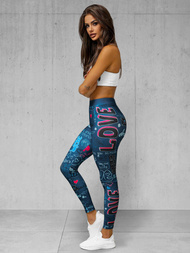 Leggings para mujer índigo OZONEE O/20755Z