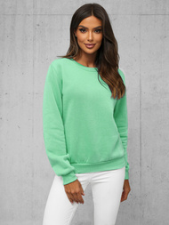 Sudadera de mujer menta OZONEE JS/W01Z