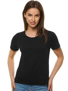 Camiseta de mujer negra OZONEE JS/SD211/3