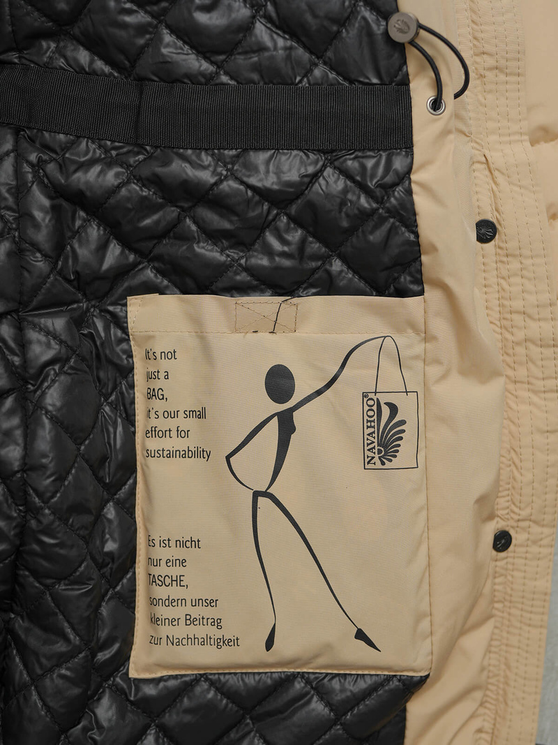 Chaqueta de mujer beige OZONEE O/W377