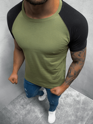Camiseta de hombre verde OZONEE O/1176