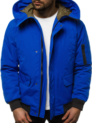 Chaqueta de hombre azul OZONEE JS/2019005