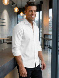 Camisa de hombre blanca OZONEE V/V189