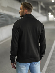 Sudadera de hombre negra OZONEE JS/2002Z