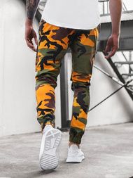 Pantalón jogger de hombre amarillo-caqui OZONEE G/2787