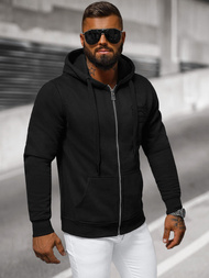 Sudadera de hombre negra OZONEE NB/MF2003