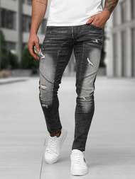 Vaqueros de hombre negras OZONEE NB/MP0045NZ