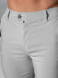 Pantalón chino de hombre gris OZONEE O/P4049Z