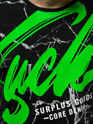 Camiseta de hombre negra OZONEE JS/KS2015Z