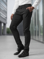 Pantalón chino de hombre negras OZONEE V/6545