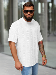 Camiseta de hombre blanca OZONEE O/B1149