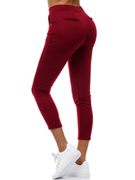 Leggings para mujer burdeos OZONEE JS/1026/C13