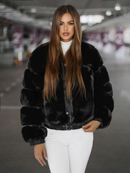 Chaqueta de mujer negra OZONEE JS/11Z8080Z