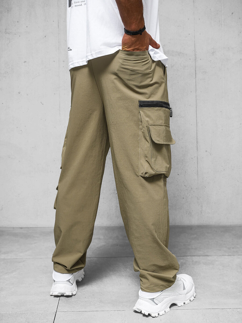 Pantalón de hombre beige oscuro OZONEE O/PS5526