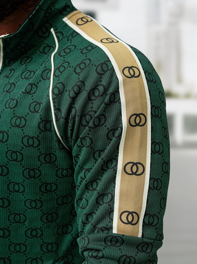 Chándal de hombre verde OZONEE O/FF5110AB