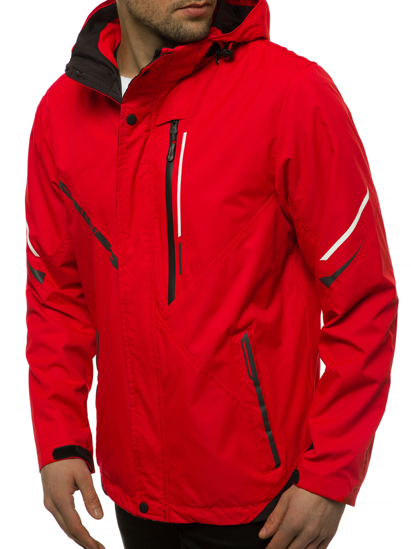 Chaqueta de hombre roja OZONEE MG/2517