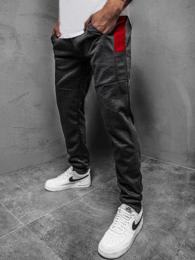 Pantalón de chándal de hombre grafito OZONEE JS/JZ11021Z