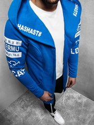 Sudadera de hombre azul OZONEE A/11110Z