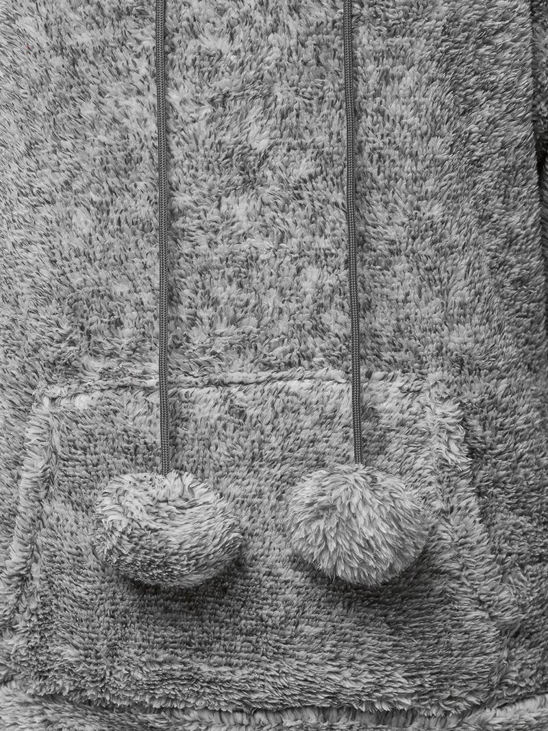 Sudadera de mujer gris oscuro OZONEE JS/HH034/2