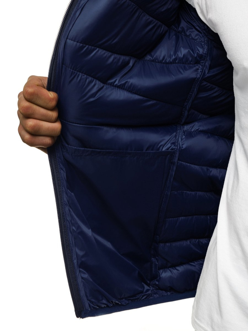 Chaqueta de hombre azul marino OZONEE JB/JP1139