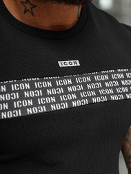 Camiseta de hombre negras OZONEE O/B1216