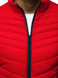 Chaqueta de hombre roja OZONEE JB/JP1137Z