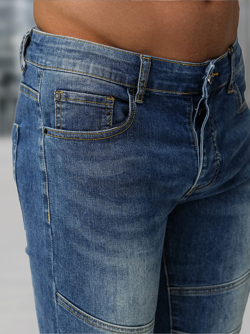 Vaqueros de hombre azul oscuro OZONEE NB/MP0082BS