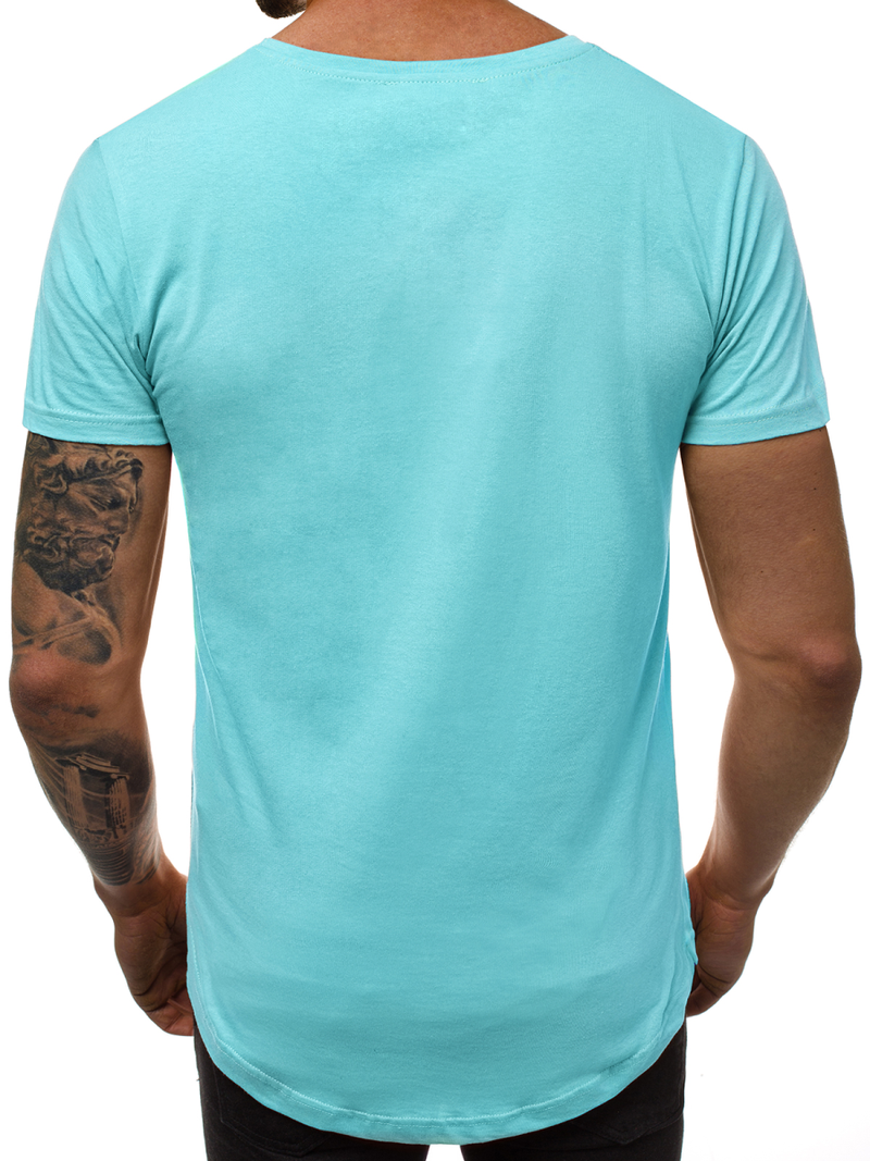 Camiseta de hombre menta OZONEE O/2309