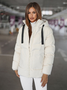 Chaqueta de mujer crudo OZONEE JS/5M3251/281