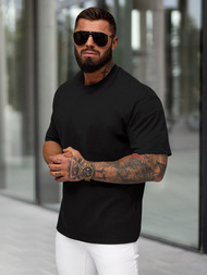 Camiseta de hombre negras OZONEE JS/67T1298/3