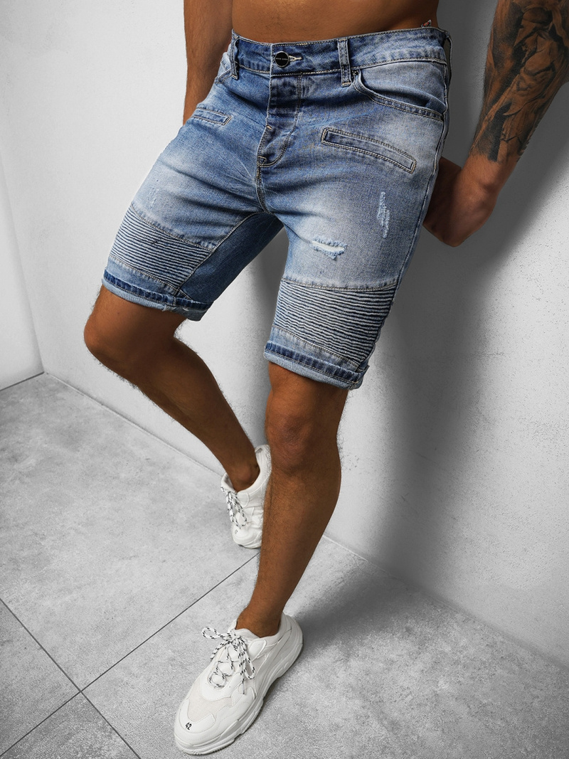 Pantalón corto de hombre azul OZONEE NB/MP0033B