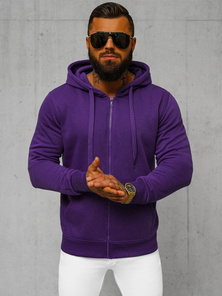 Sudadera de hombre violeta OZONEE JS/2008Z