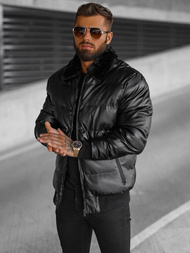 Chaqueta de hombre negra OZONEE O/M795Z