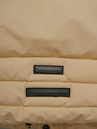 Chaqueta de mujer beige OZONEE O/W377Z