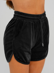 Chándal velour de mujer de negro OZONEE JS/35C1717/3