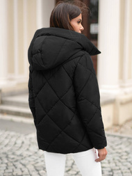 Chaqueta de mujer negra OZONEE JS/5M3175/392Z