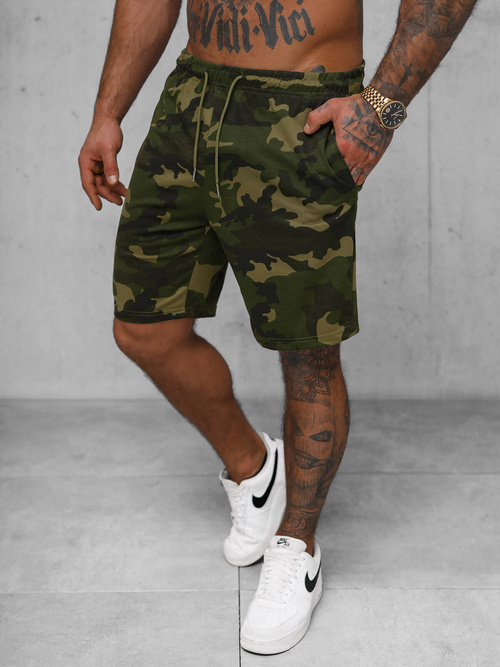 Pantalón corto de hombre verde OZONEE JS/8K283/29