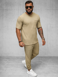 Camiseta de hombre camel OZONEE O/Y960T