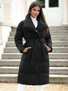 Chaqueta de mujer negra OZONEE JS/M737/392Z