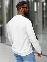 Sudadera de hombre blanca OZONEE O/P2033Z