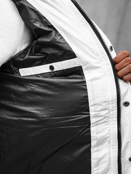 Chaqueta de hombre blanca OZONEE N/7332