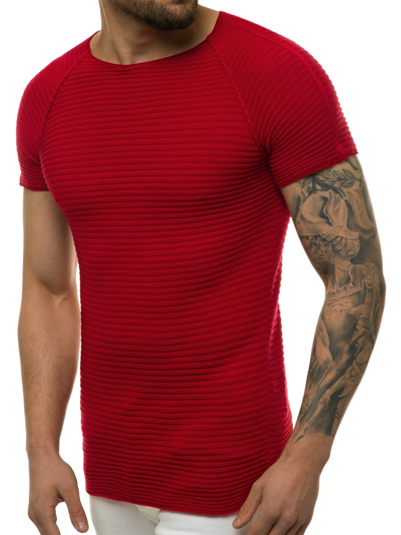 Jersey de hombre burdeos OZONEE L/2297