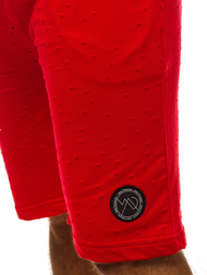 Pantalón corto de hombre rojo OZONEE MAD/2923