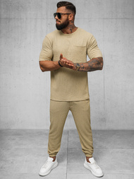 Camiseta de hombre camel OZONEE O/Y960T