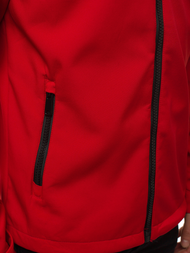 Chaqueta softshell de hombre roja OZONEE JS/56008Z
